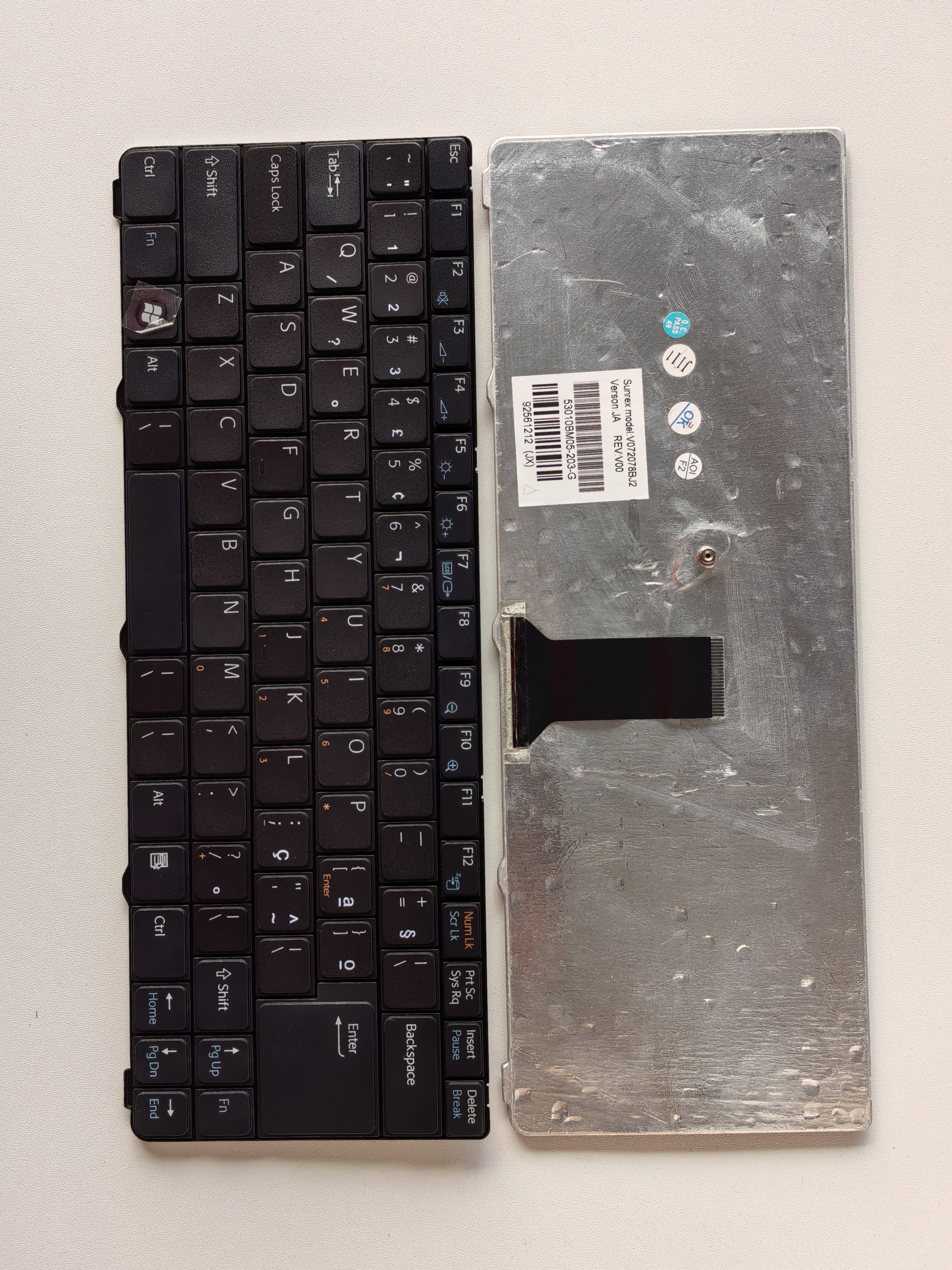 Picture of New Replacement Laptop Keyboard For SONY NR Japanese version BLACK (OEM) BR Layout
